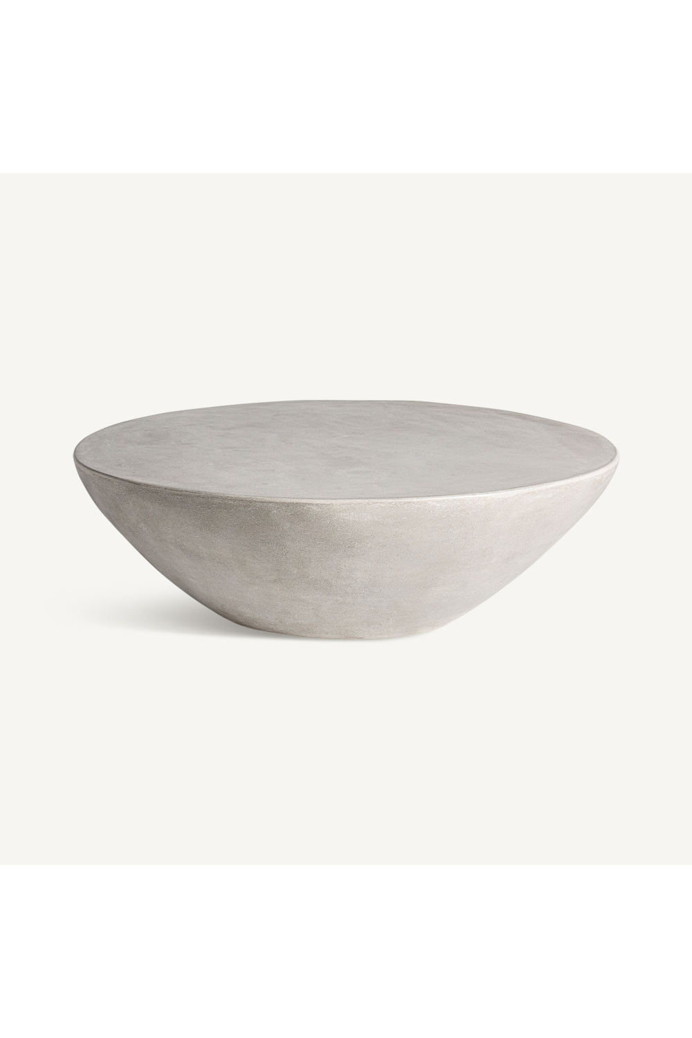 Gray Cement Bowl-Shaped Coffee Table | Vical Home Telfs | Oroa.com