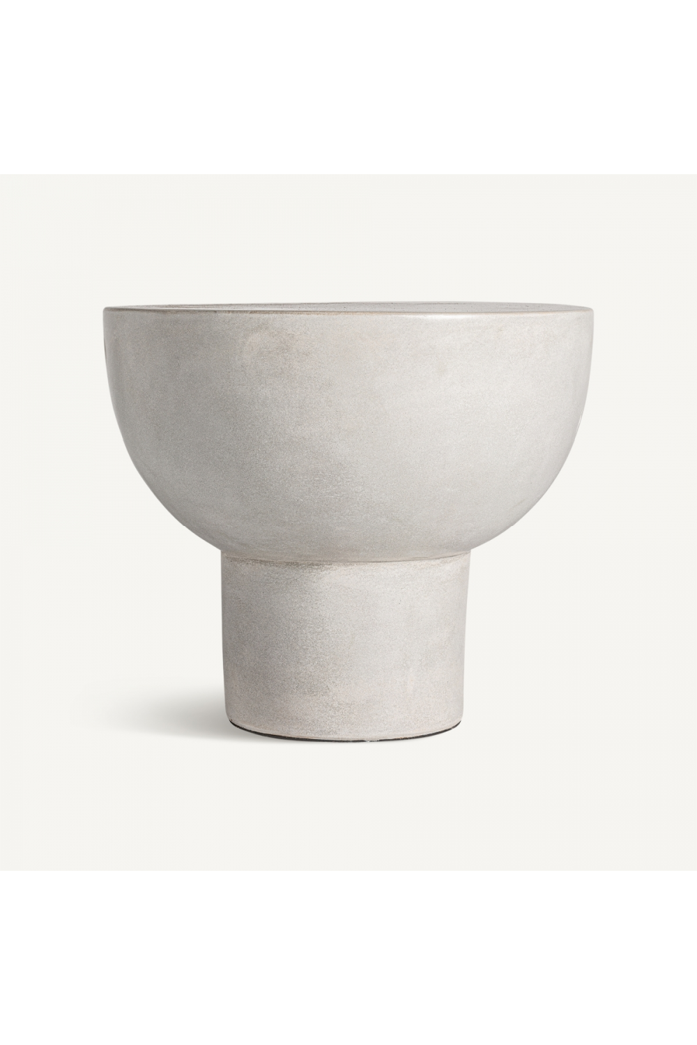 Cement Bowl-Shaped Side Table | Vical Home Telfs | Oroa.com