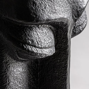   Black Cement Head Sculpture | Oroa.com