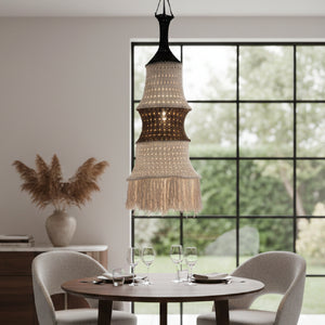 Cotton Fringed Pendant Light | Vical Home | Oroa.com
