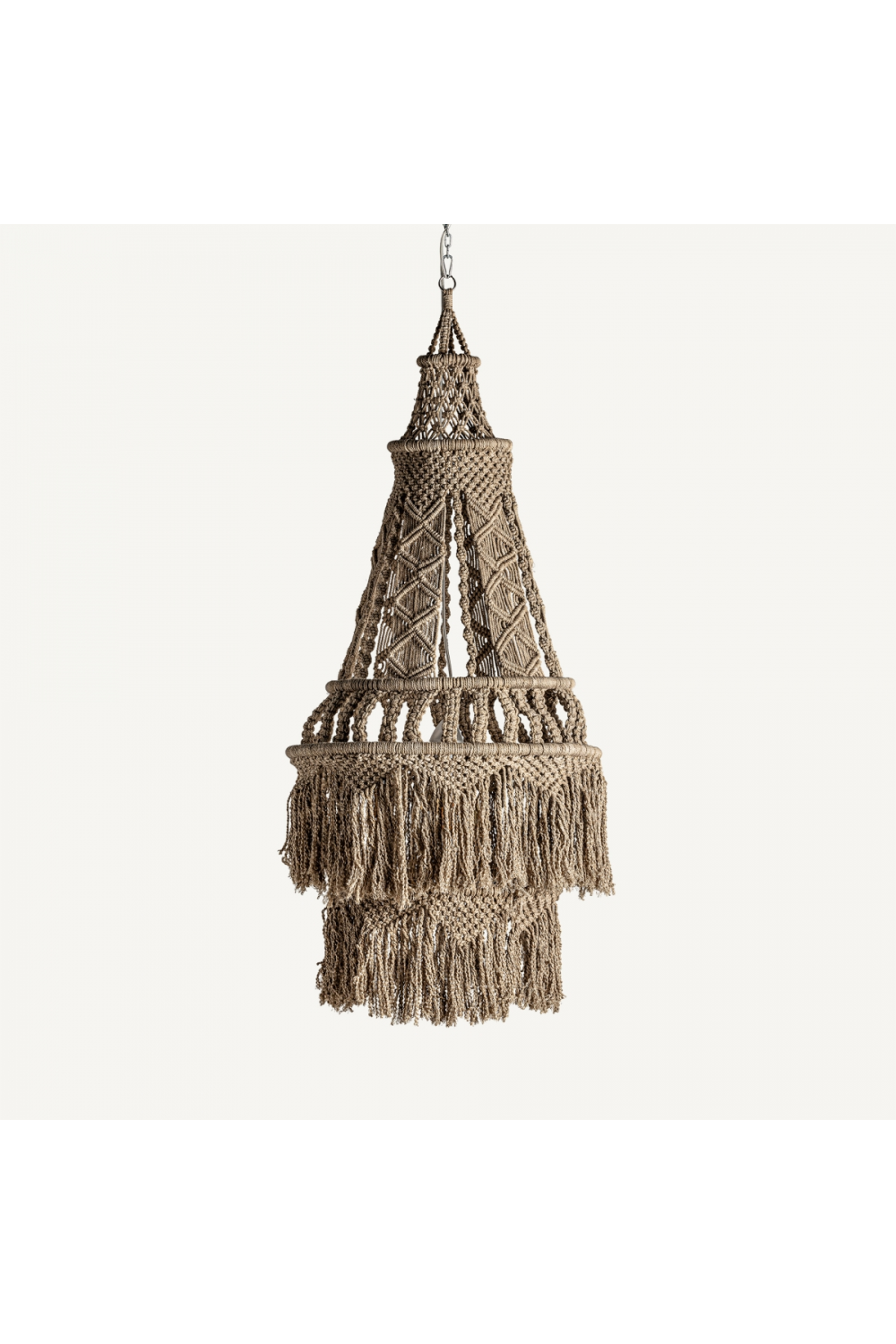 Woven Brown Cotton Pendant Light | Vical Home | Oroa.com