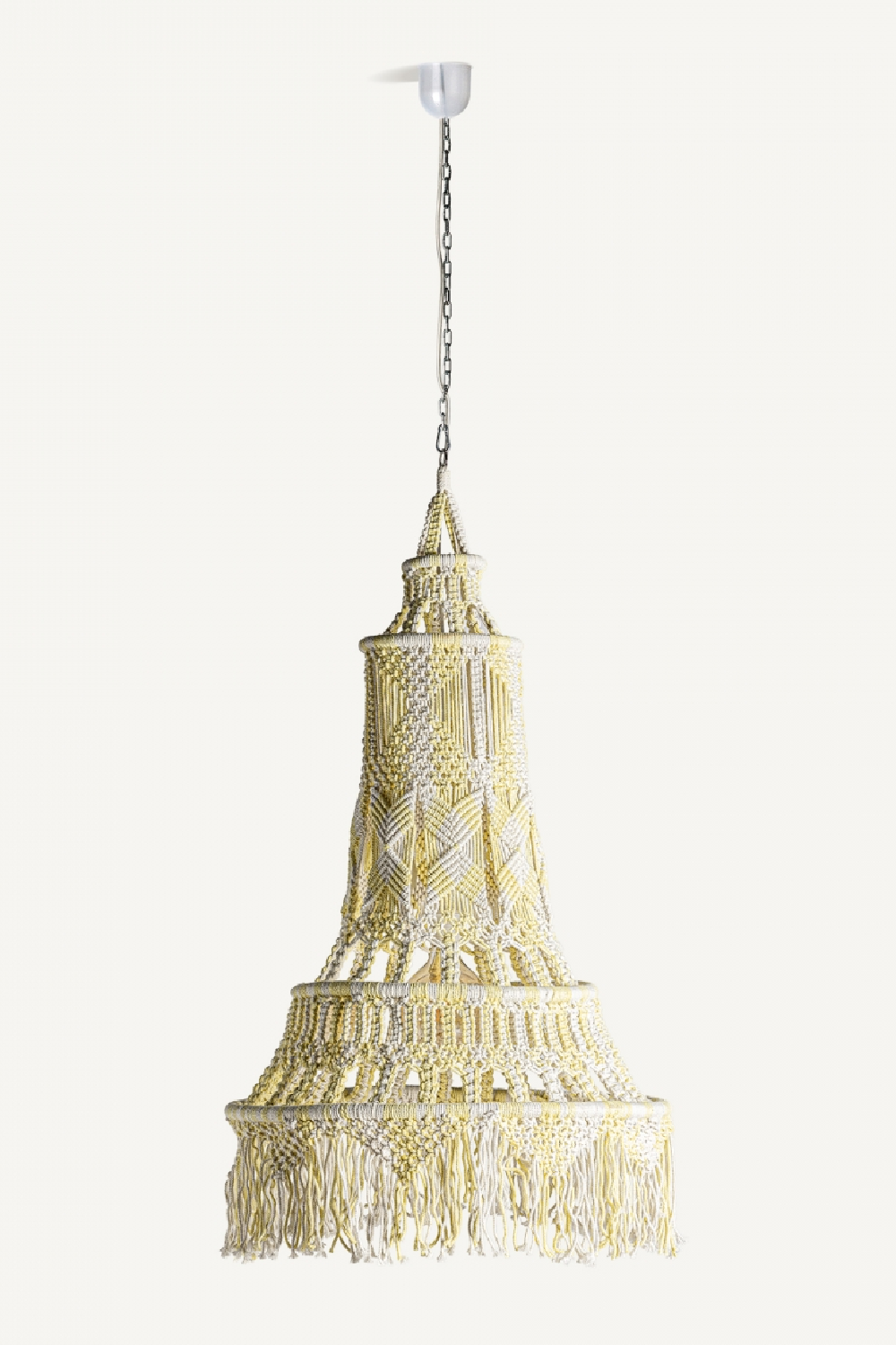 Yellow Cotton Pendant Light | Vical Home | Oroa.com
