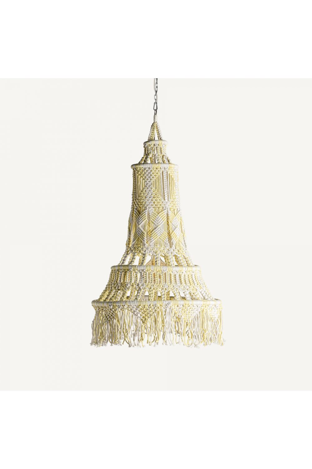 Yellow Cotton Pendant Light | Vical Home | Oroa.com