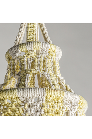 Yellow Cotton Pendant Light | Vical Home | Oroa.com