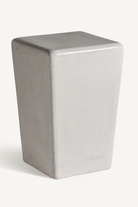   White Stone Side Table | Oroa.com