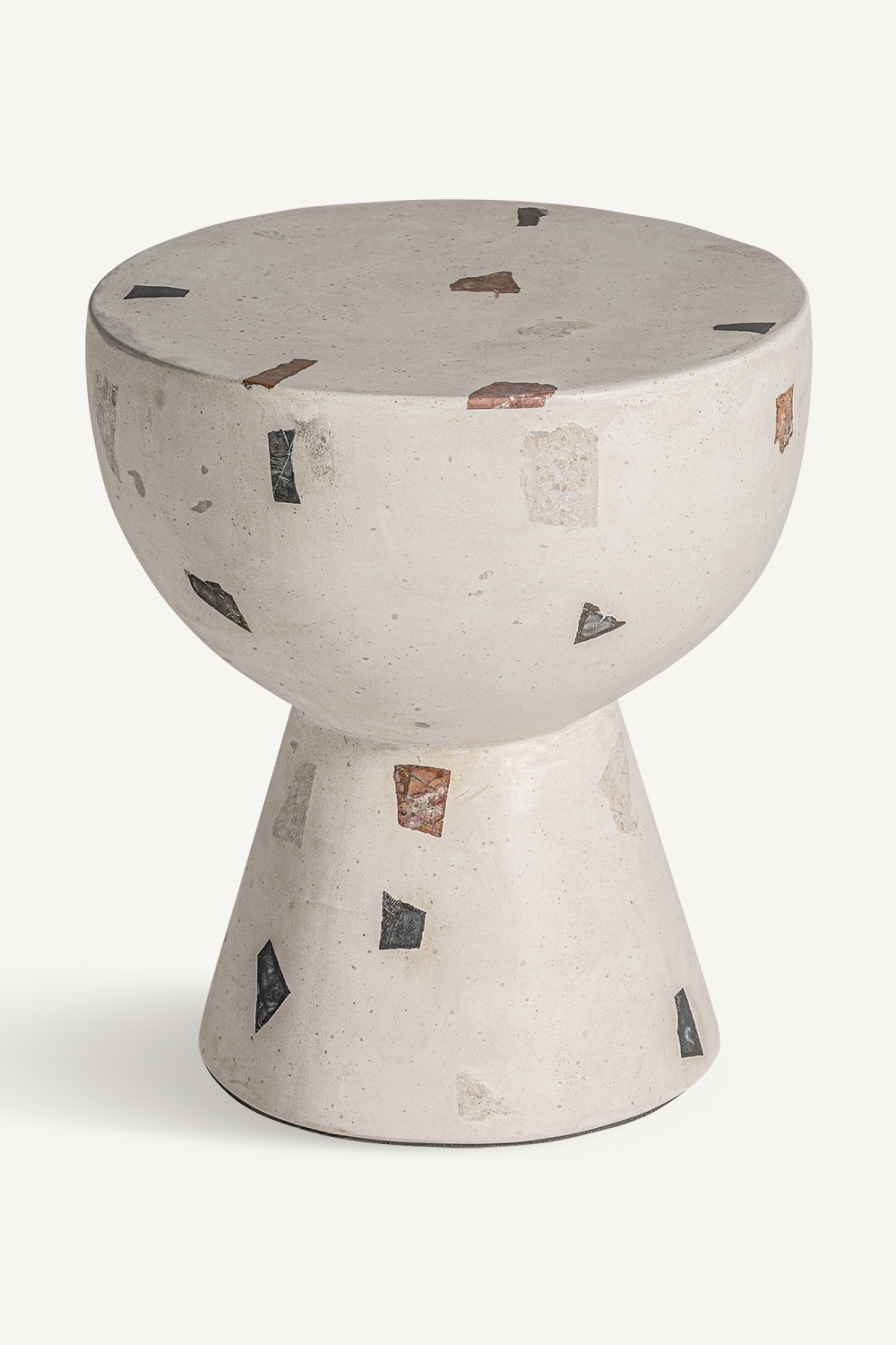 White Terrazzo Side Table | Vical Home Massa | Oroa.com