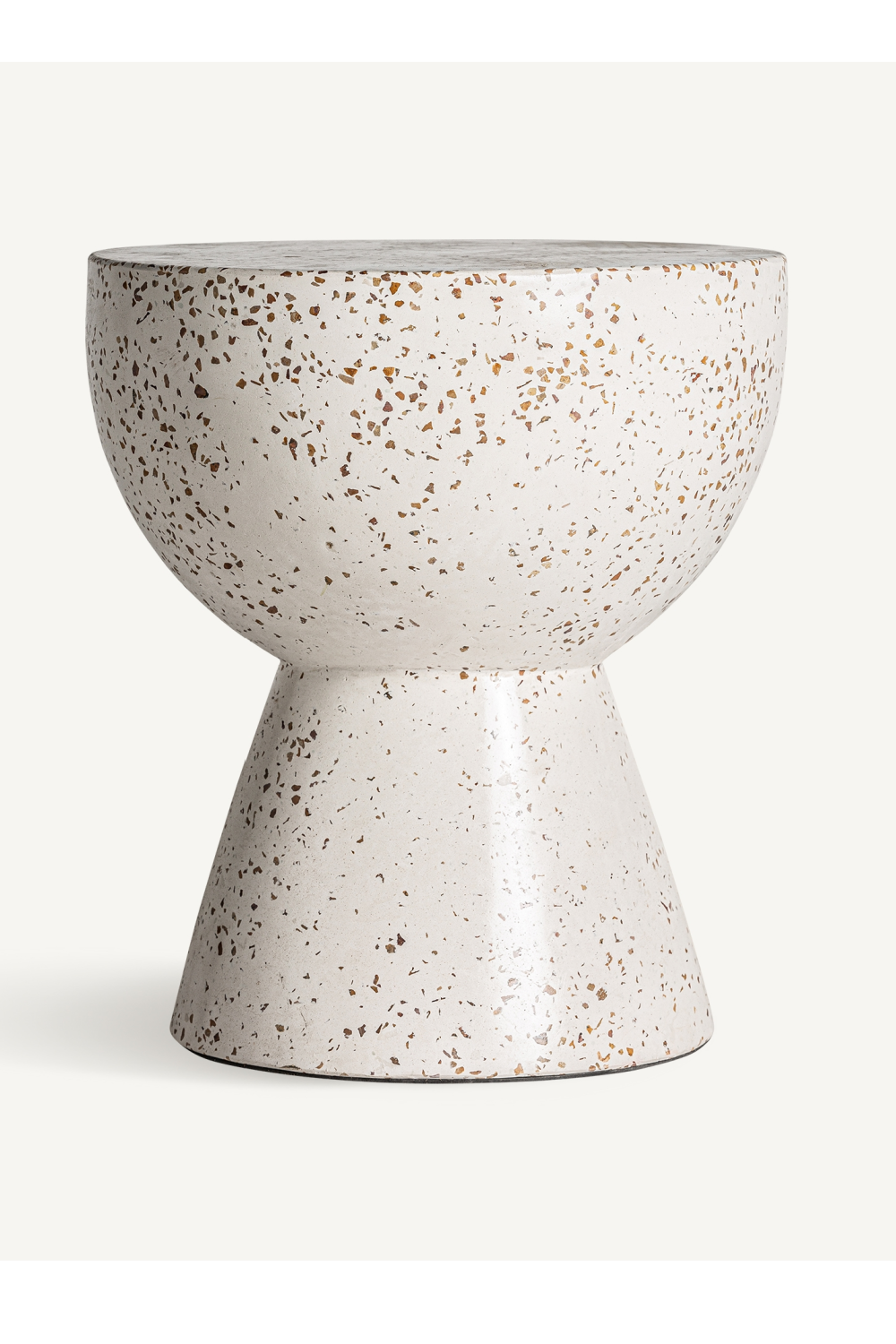 Speckled White Terrazzo Side Table | Vical Home Albenga | Oroa.com