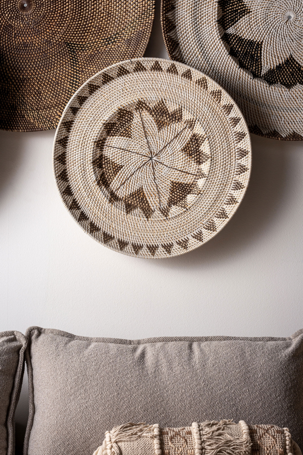 Round Rattan Wall Decor M | Vical Home Zirba | Oroatrade.com