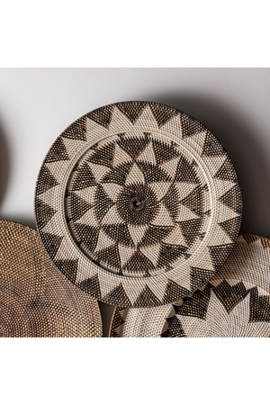 Round Patterned Rattan Wall Decor L | Vical Home Zirba | Oroa.com
