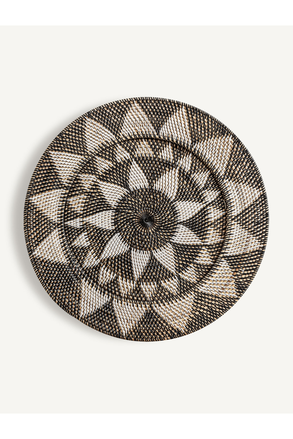 Round Patterned Rattan Wall Decor M | Vical Home Zirba | Oroa.com