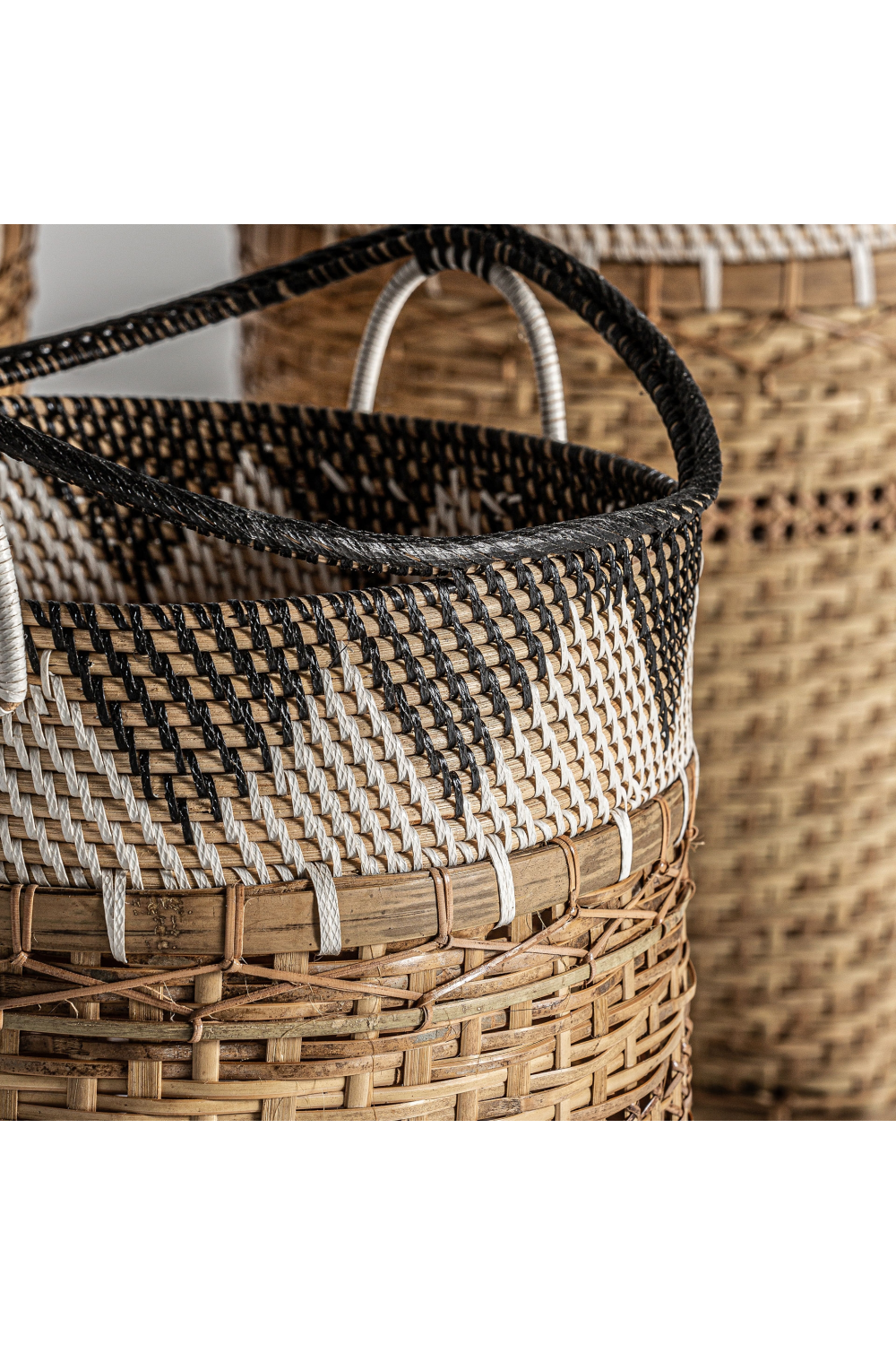 Rattan Stackable Baskets (3) | Vical Home Zirba | Oroa.com