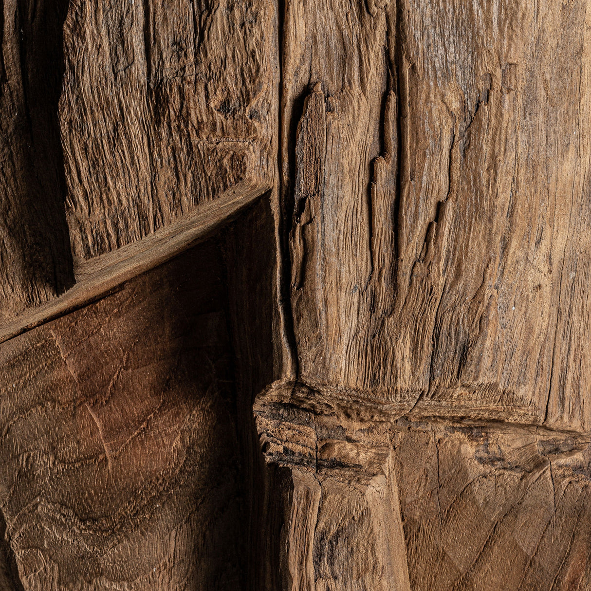   Organic-Shaped Tropical Wood Sculpture | Oroa.com