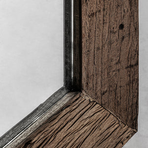   Modern European furniture - Rustic Pine Rectangular Mirror - www.oroa.com | Oroa.com