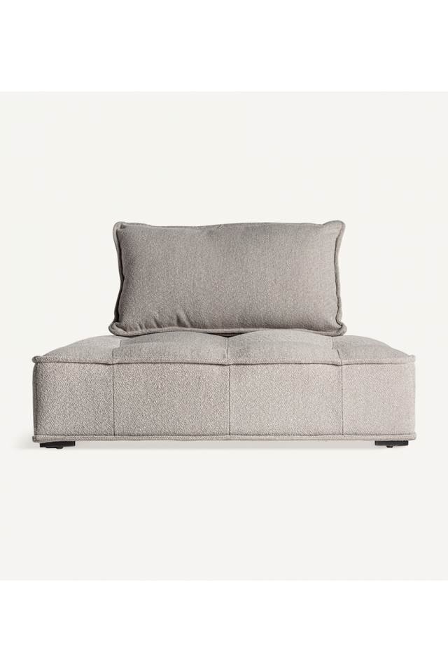 Gray Armless Modular Sofa | Vical Home Encs | Oroa.com