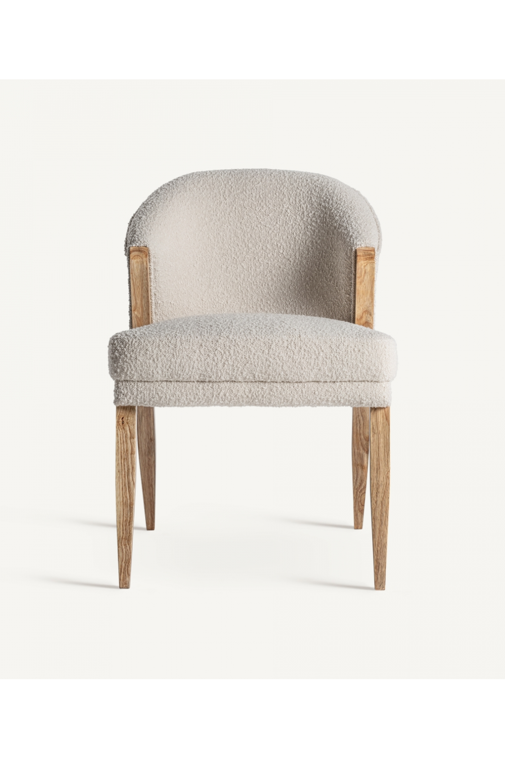 Pine Framed Bouclé Accent Chair | Vical Home Pratti | Oroa.com