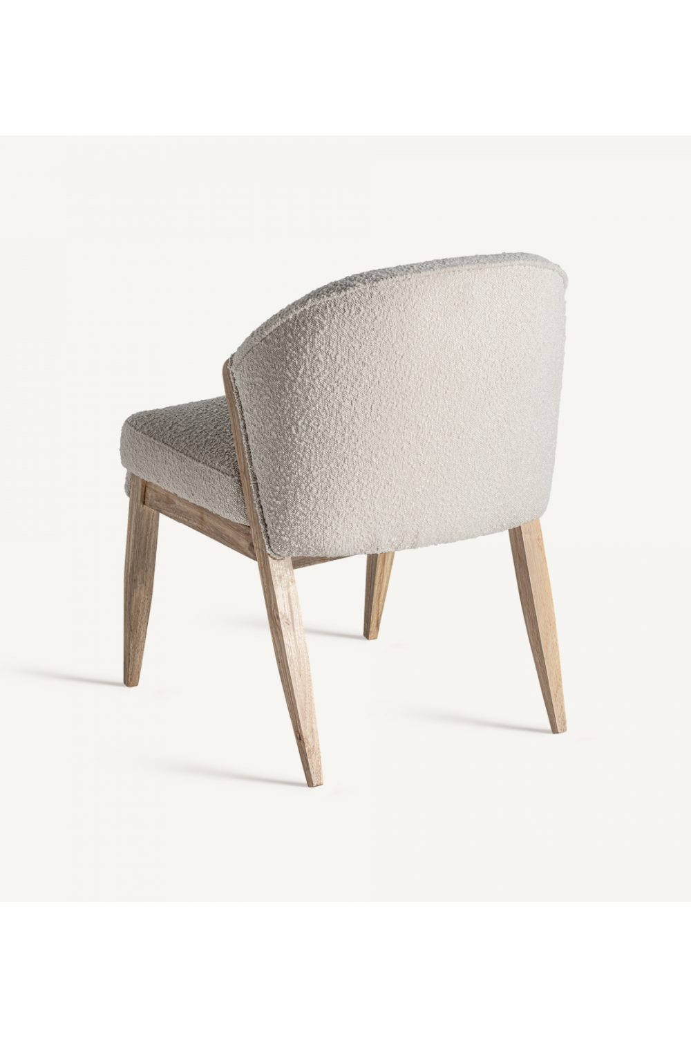 Pine Framed Bouclé Accent Chair | Vical Home Pratti | Oroa.com