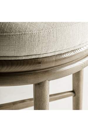 Curved Oak Padded Dining Chair | Vical Home Varaire | Oroa.com