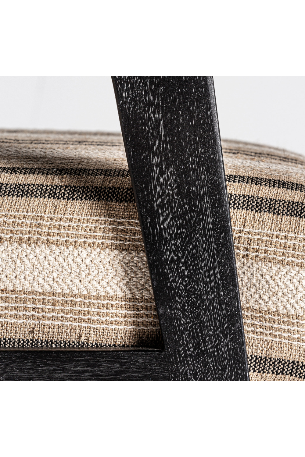 Beige Striped Lounge Armchair | Vical Home Nuk | Oroa.com