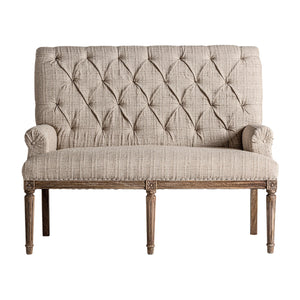   Beige Fabric Tufted Sofa | Oroa.com