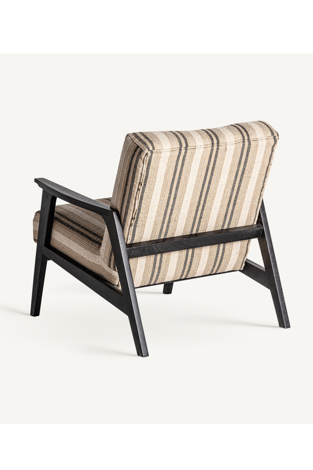 Beige Striped Lounge Armchair | Vical Home Nuk | Oroa.com