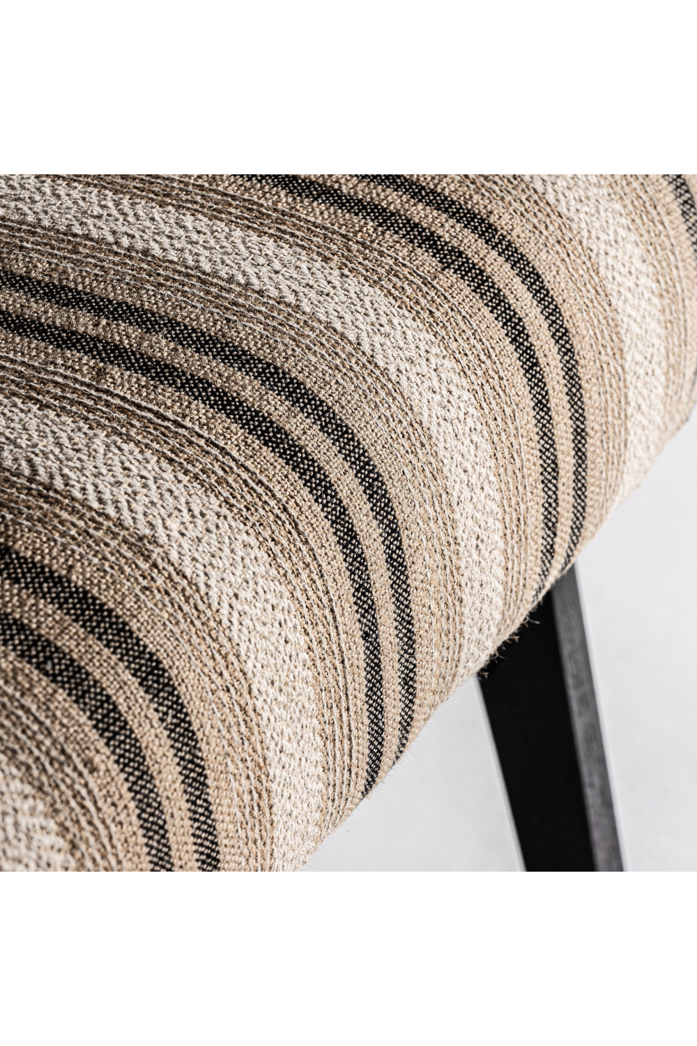 Beige Striped Lounge Armchair | Vical Home Nuk | Oroa.com