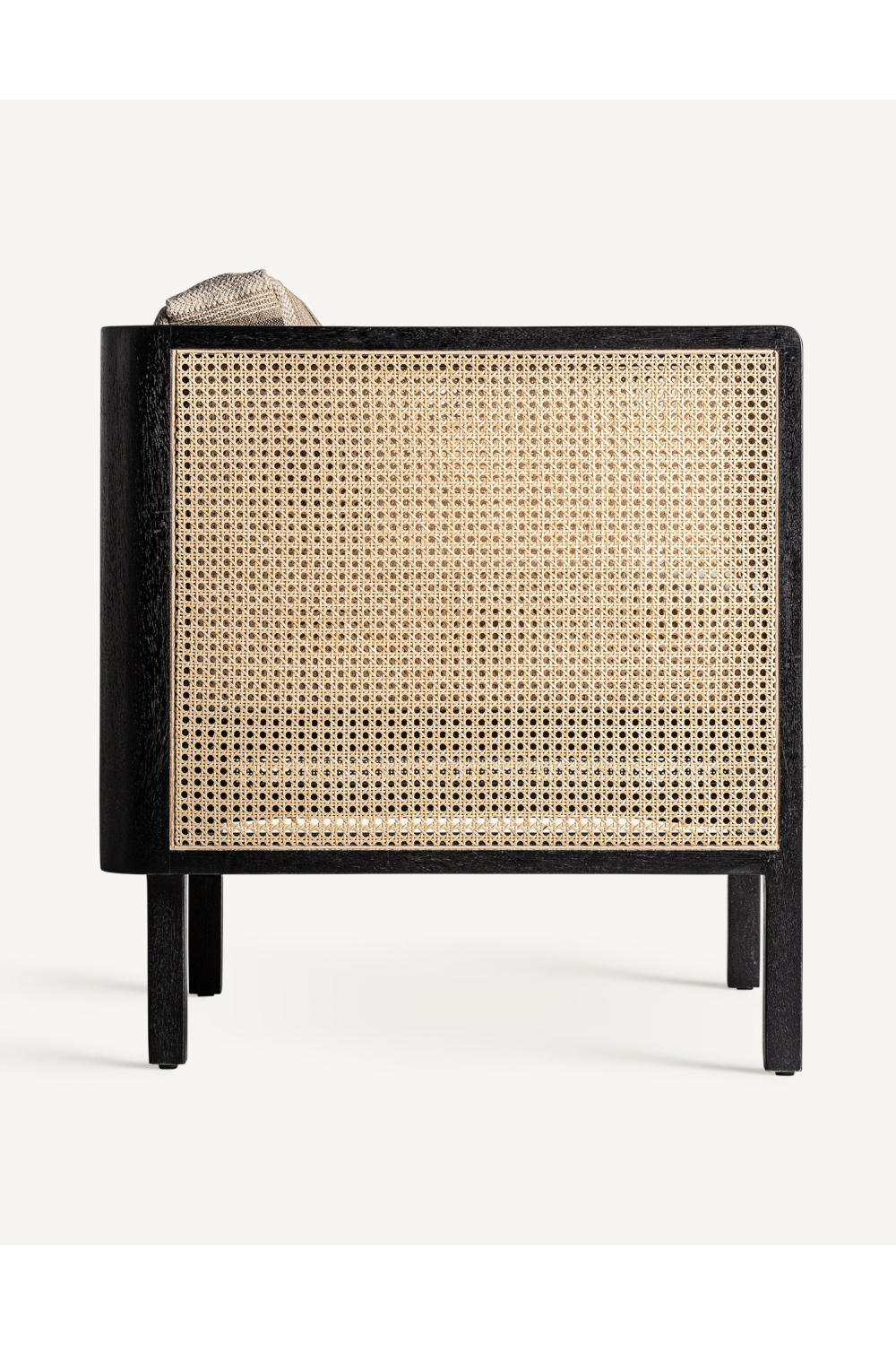 Beige Striped Rattan Accent Chair | Vical Home Nuk | Oroa.com