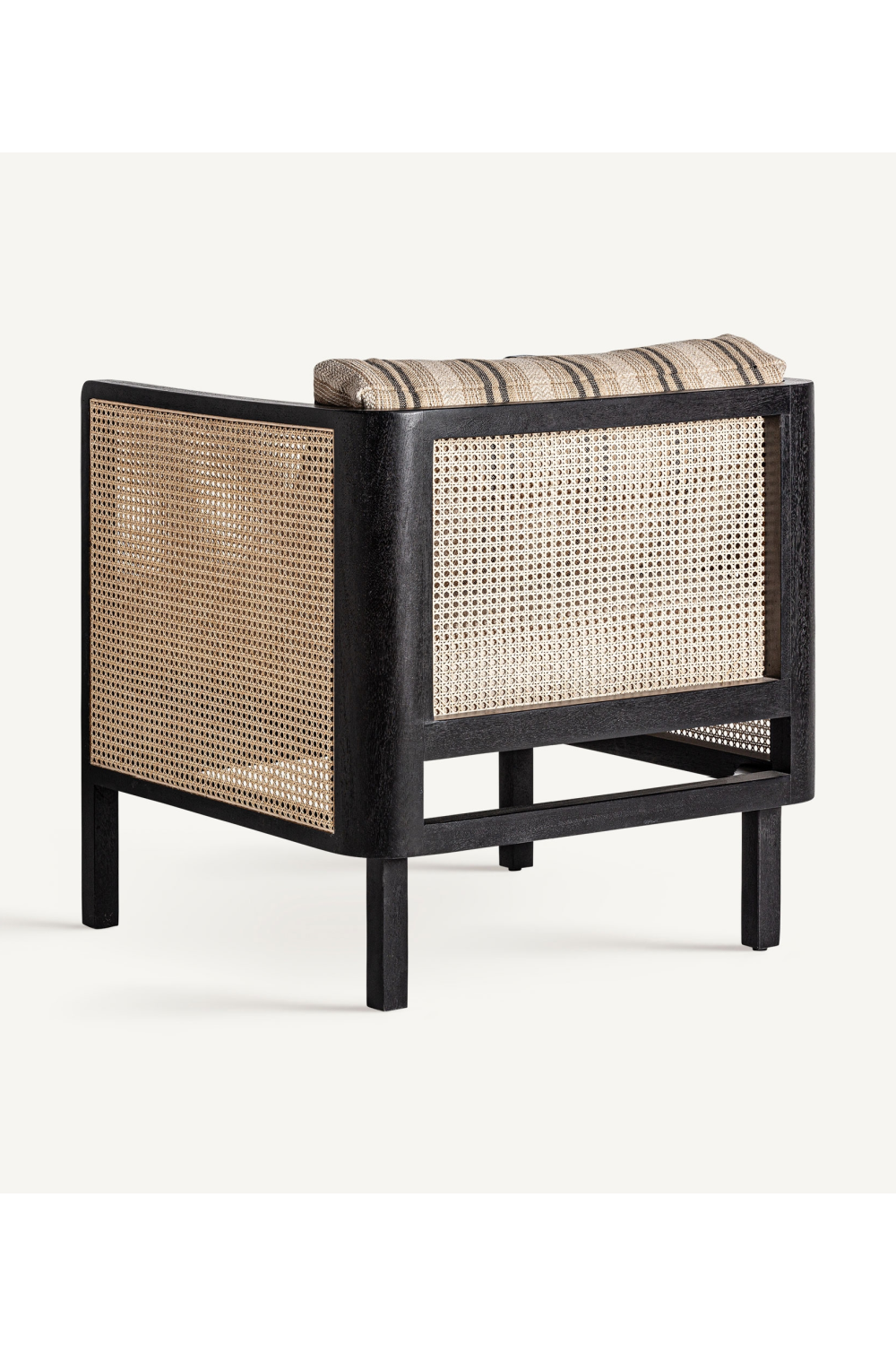 Beige Striped Rattan Accent Chair | Vical Home Nuk | Oroa.com