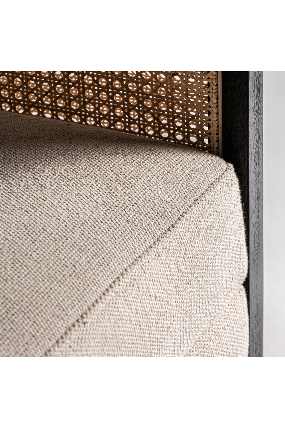 Beige Striped Rattan Accent Chair | Vical Home Nuk | Oroa.com