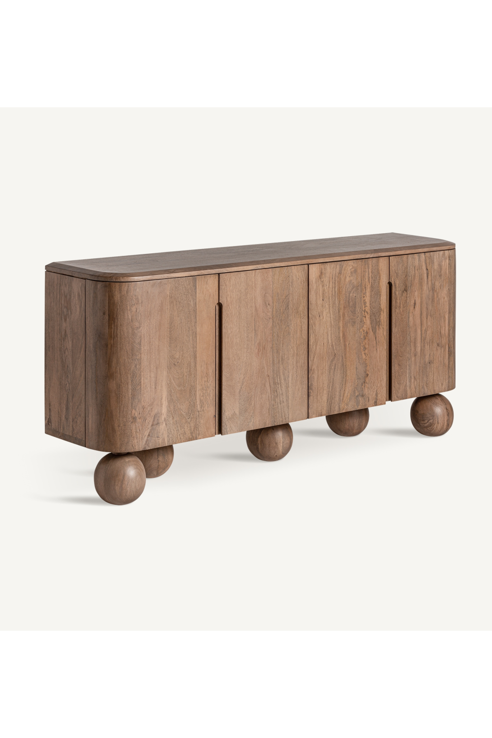 Sphere-Legged Wooden Sideboard | Vical Home Bocksberg | Oroa.com