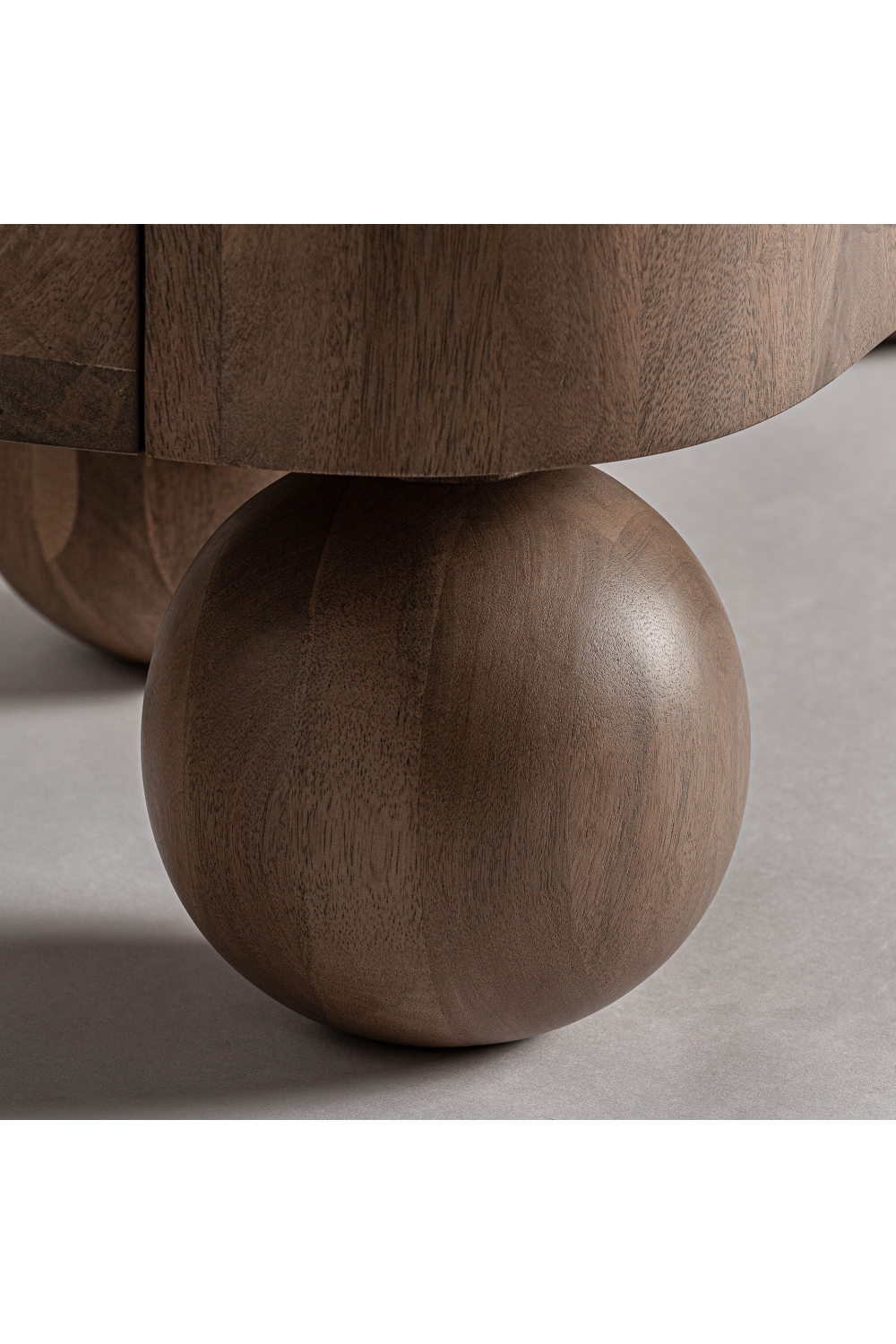 Sphere-Legged Wooden Sideboard | Vical Home Bocksberg | Oroa.com