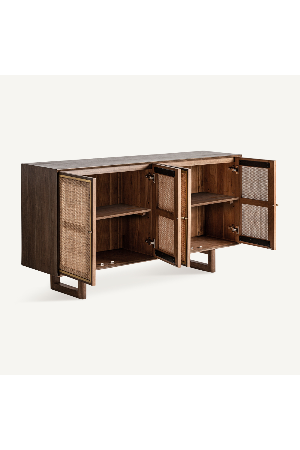 Rattan 4-Door Sideboard | Vical Home Gondorf | Oroa.com