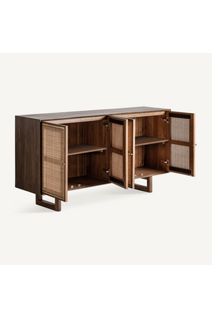   Rattan 4-Door Sideboard | Oroa.com
