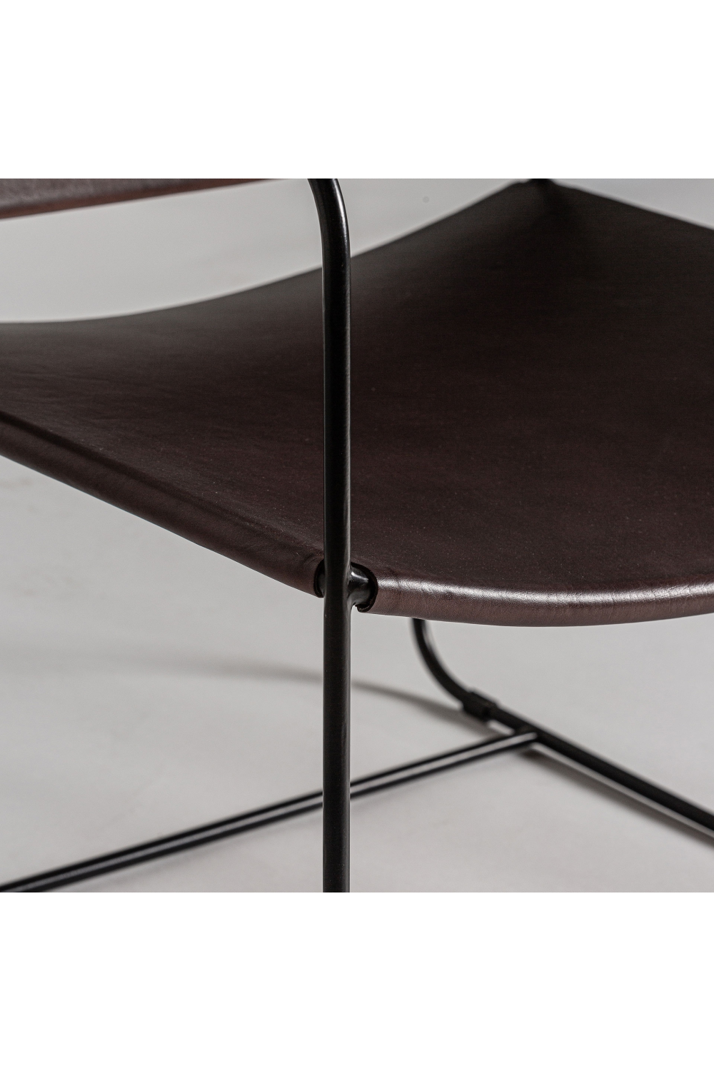 Brown Leather Covered Armchair | Vical Home Zell | Oroa.com