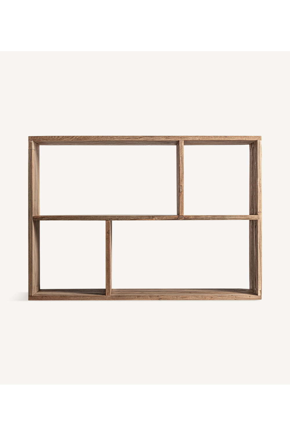 Natural Teak Minimalist Bookshelf | Vical Home Lux | Oroa.com