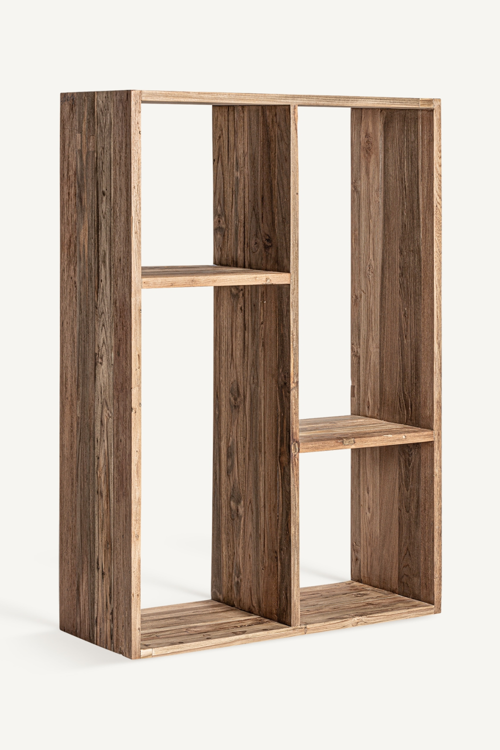 Natural Teak Minimalist Bookshelf | Vical Home Lux | Oroa.com