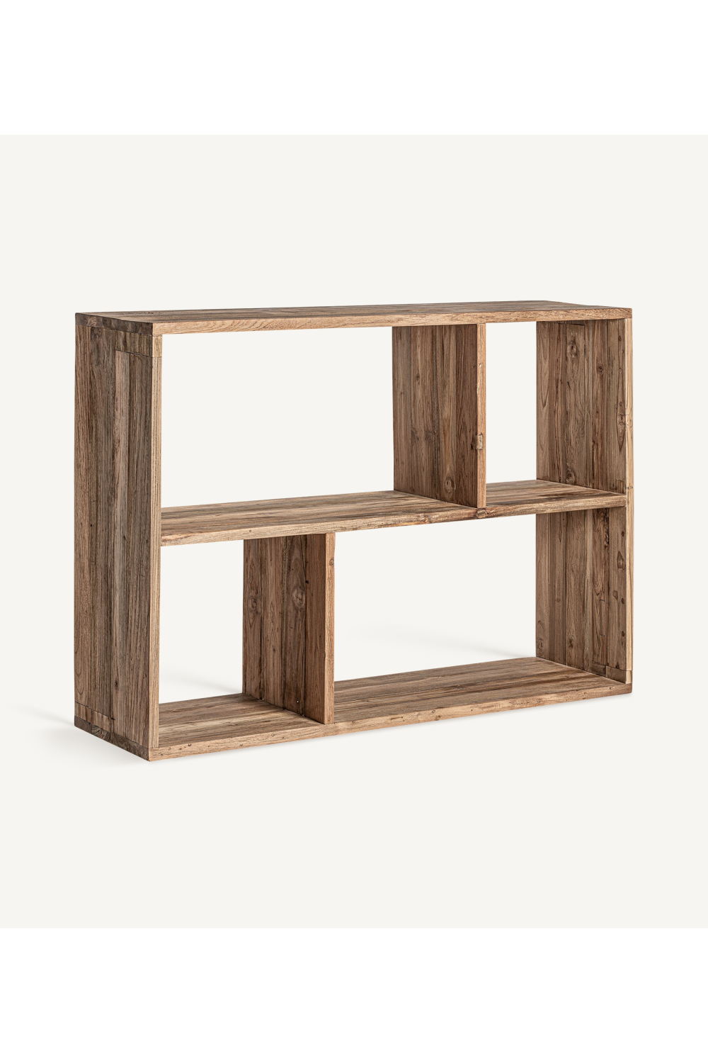 Natural Teak Minimalist Bookshelf | Vical Home Lux | Oroa.com