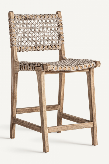 Beige Rope Counter Stool | Vical Home Beardon | Oroa.com