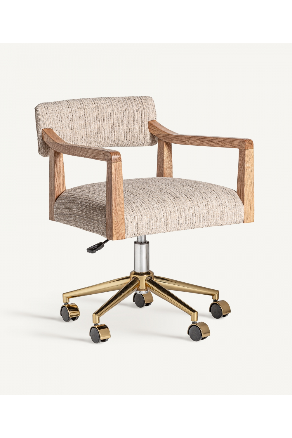 Oak Wood Swivel Desk Chair | Vical Home Nozay | Oroa.com