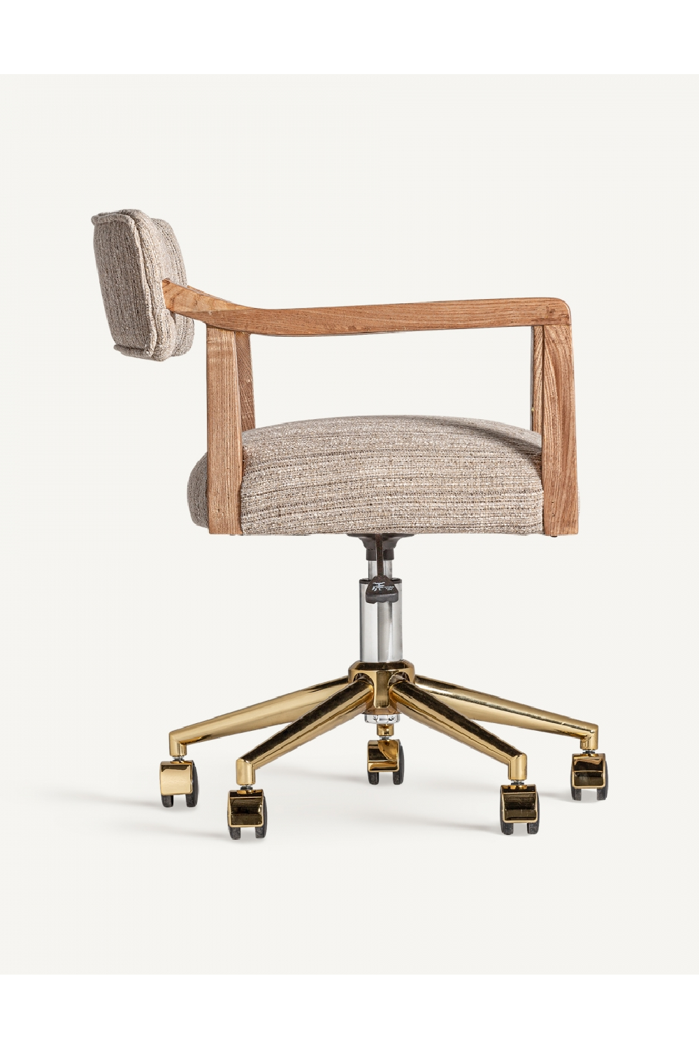 Oak Wood Swivel Desk Chair | Vical Home Nozay | Oroa.com