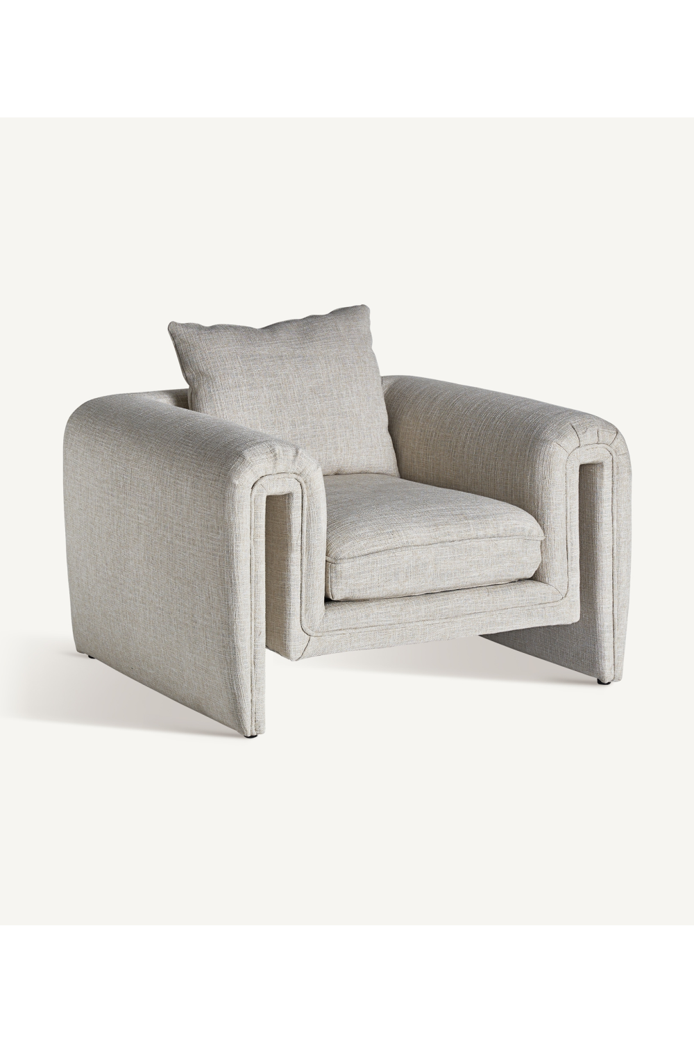 Gray Modern Lounge Armchair | Vical Home Karka | Oroa.com