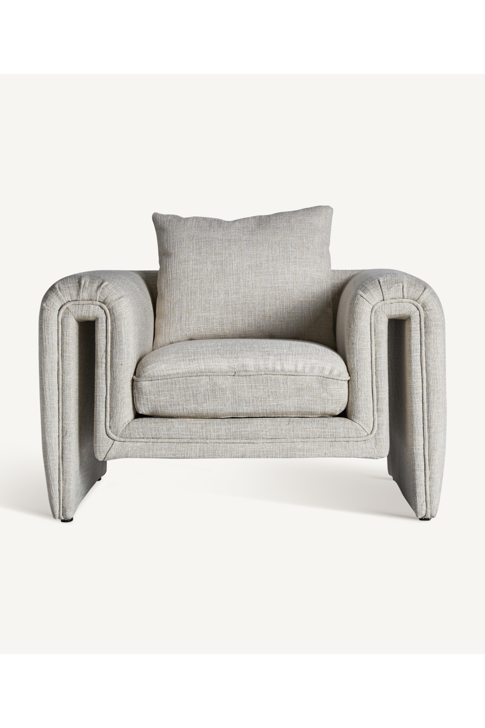 Gray Modern Lounge Armchair | Vical Home Karka | Oroa.com