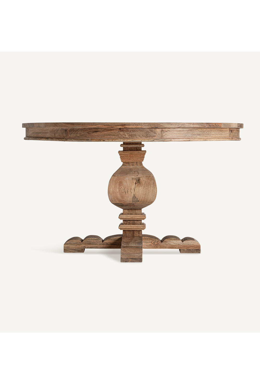 Natural Wooden Monopod Dining Table | Vical Home Kehrig | Oroa.com