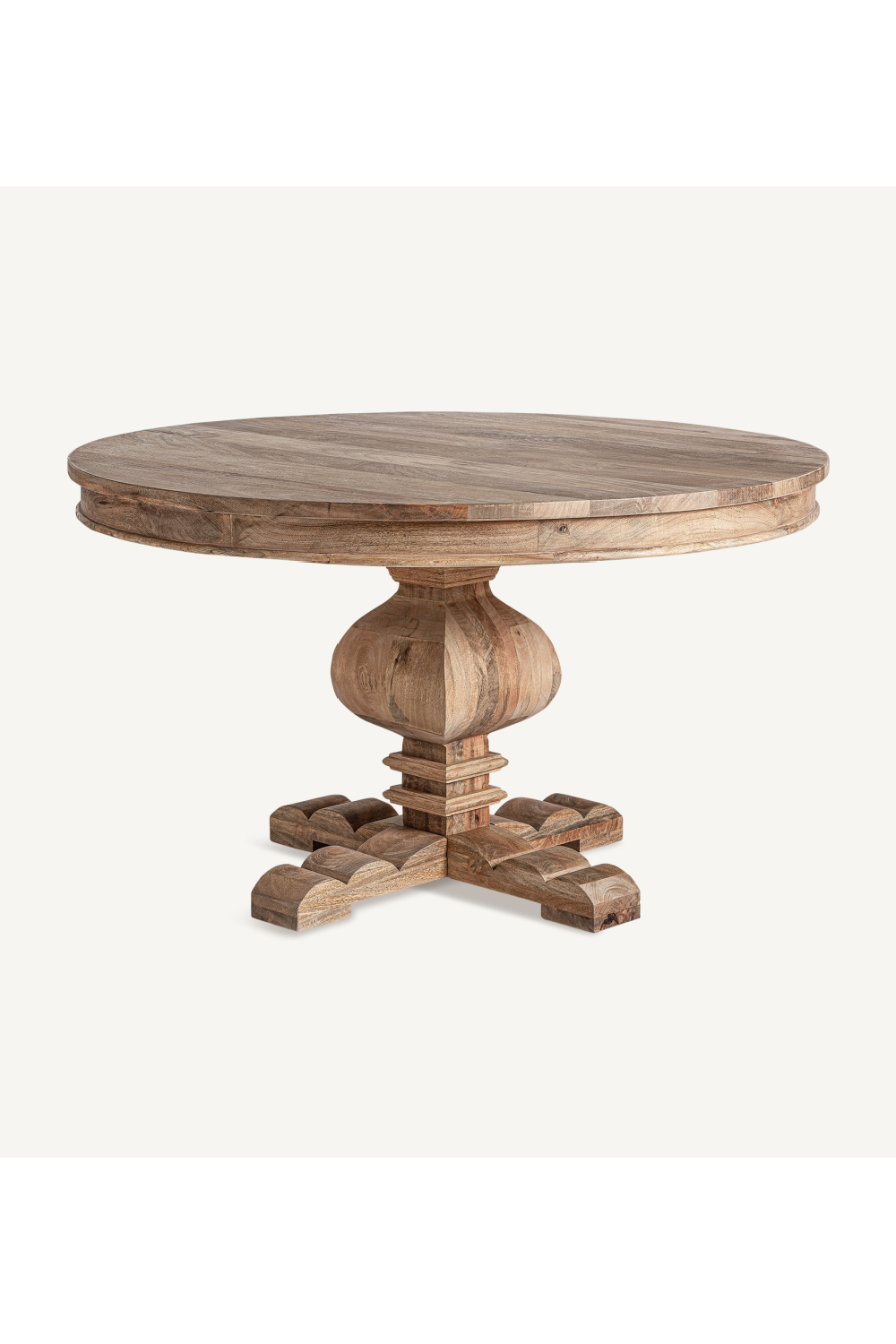 Natural Wooden Monopod Dining Table | Vical Home Kehrig | Oroa.com