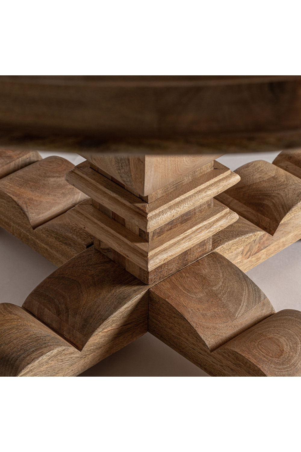 Natural Wooden Monopod Dining Table | Vical Home Kehrig | Oroa.com