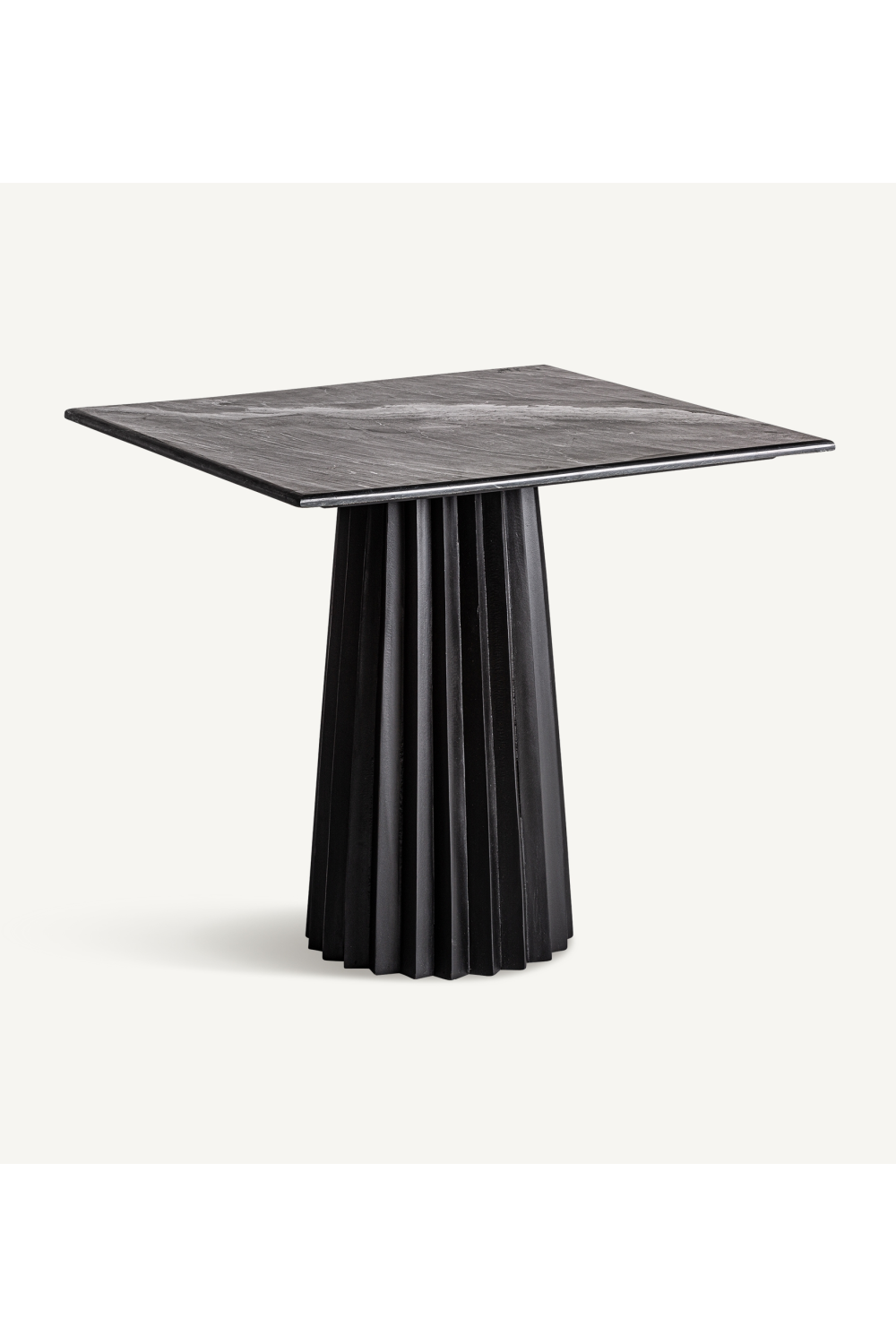 Fluted Base Wooden Bar Table | Vical Home Plisse | Oroa.com