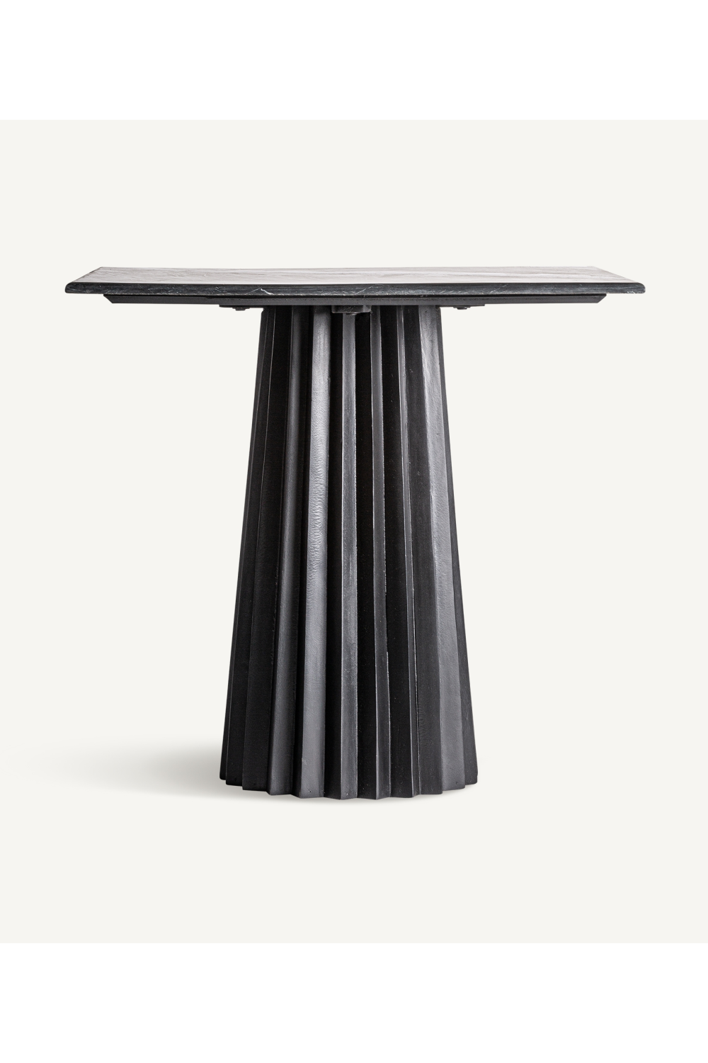 Fluted Base Wooden Bar Table | Vical Home Plisse | Oroa.com