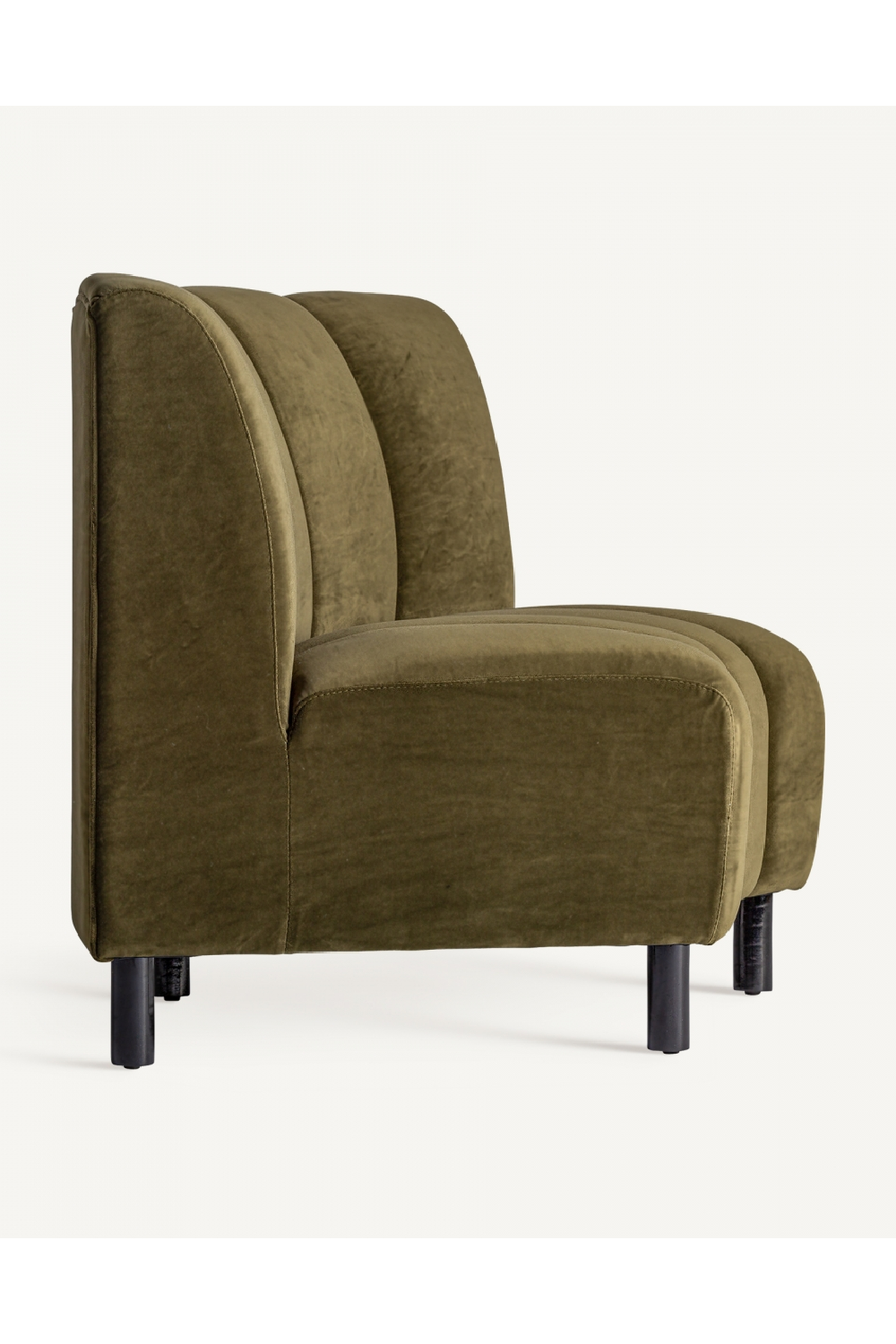 Green Velvet Corner Sofa | Vical Home Shul | Oroa.com