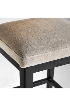 Black Rubber Wood Barstool | Vical Home Madison | Oroa.com