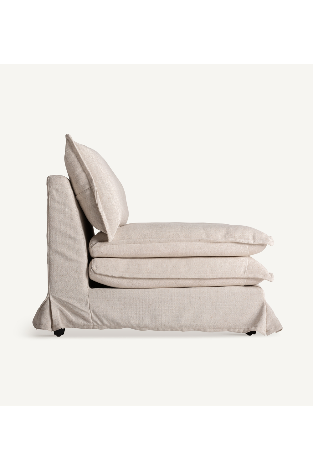 Off-White Covered Modular Accent Chair | Vical Home Ospizio | Oroa.com