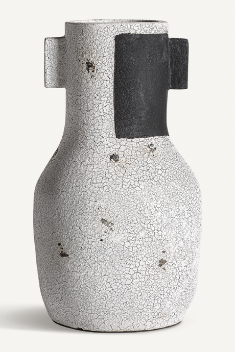 Crackled White Terracotta Vase | Vical Home Mintlaw | Oroa.com